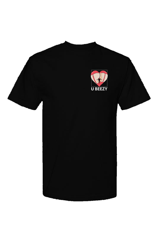 Snowflake U BEEZY Butt Heart Graphic Tee